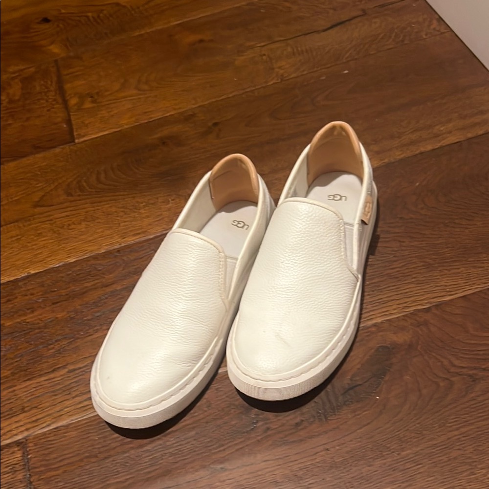 UGG Women's White Slip-On Loafers